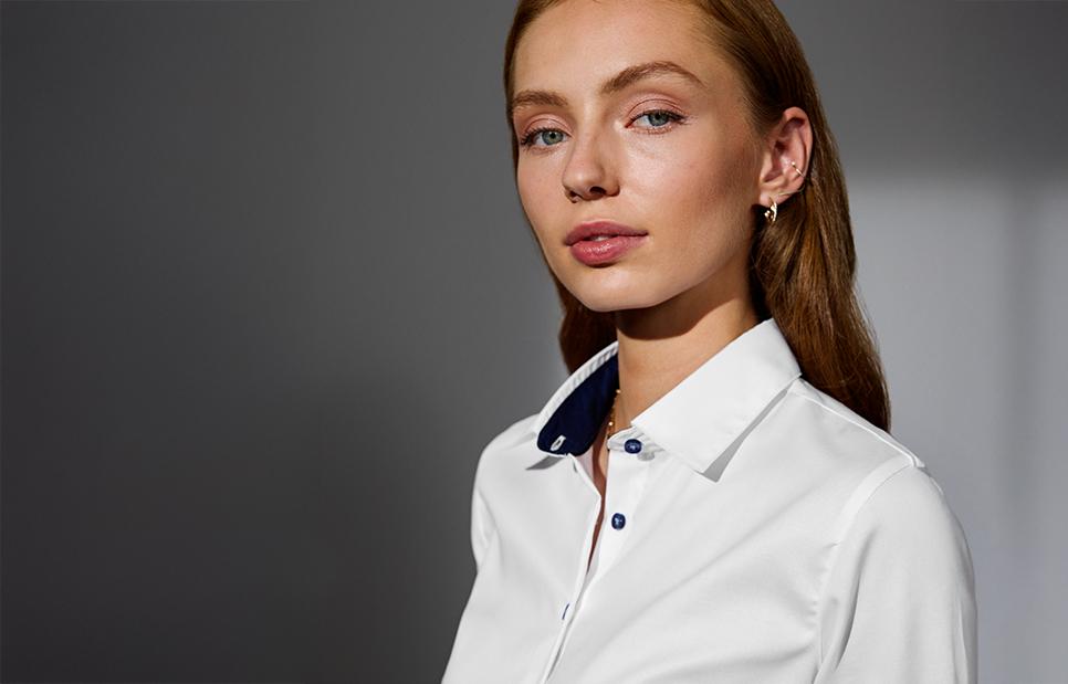 SEVEN SEAS Fine Twill Contrast | modern | Damen