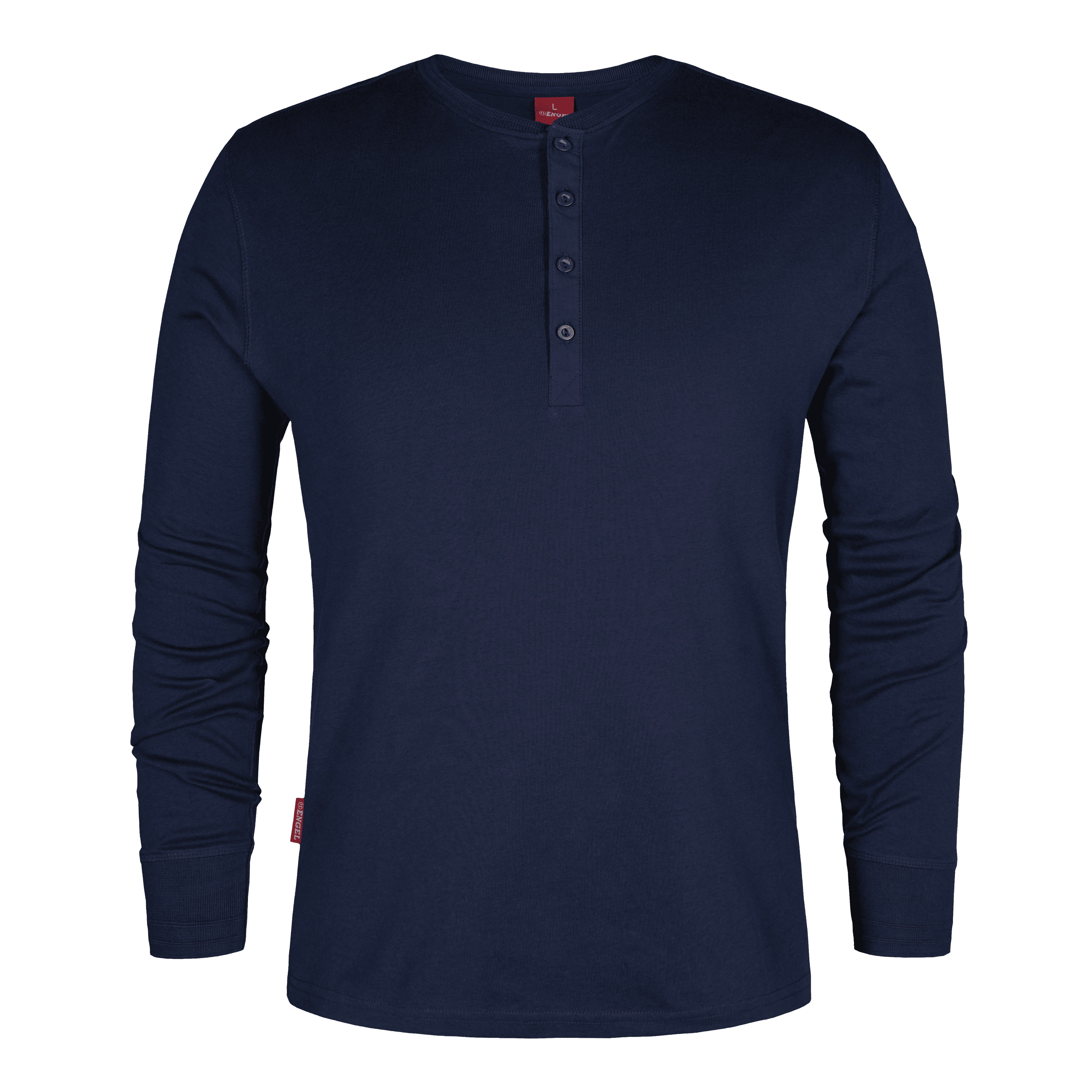Extend Grandad langarm-Shirt