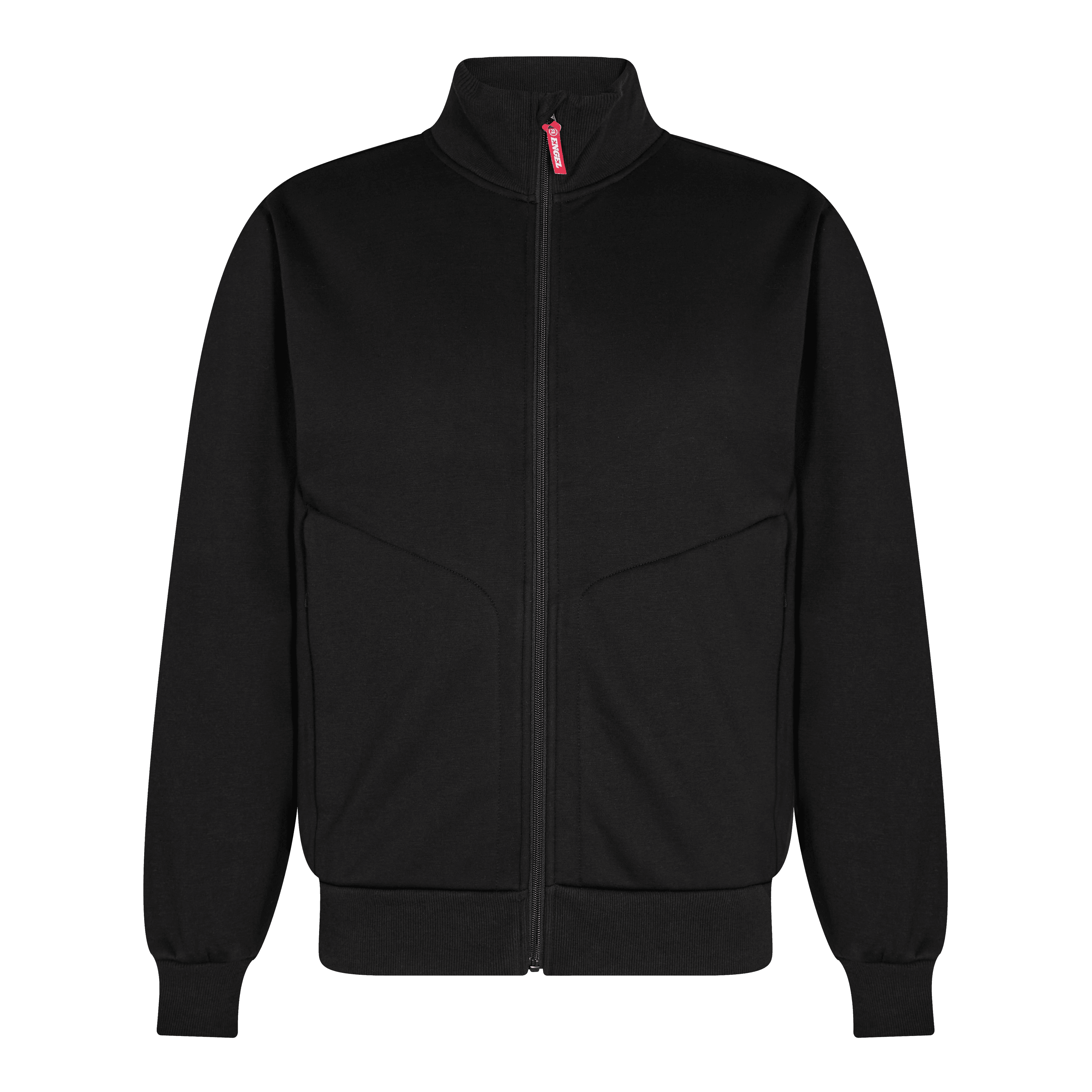 Extend Sweat-Jacke mit hohem Kragen