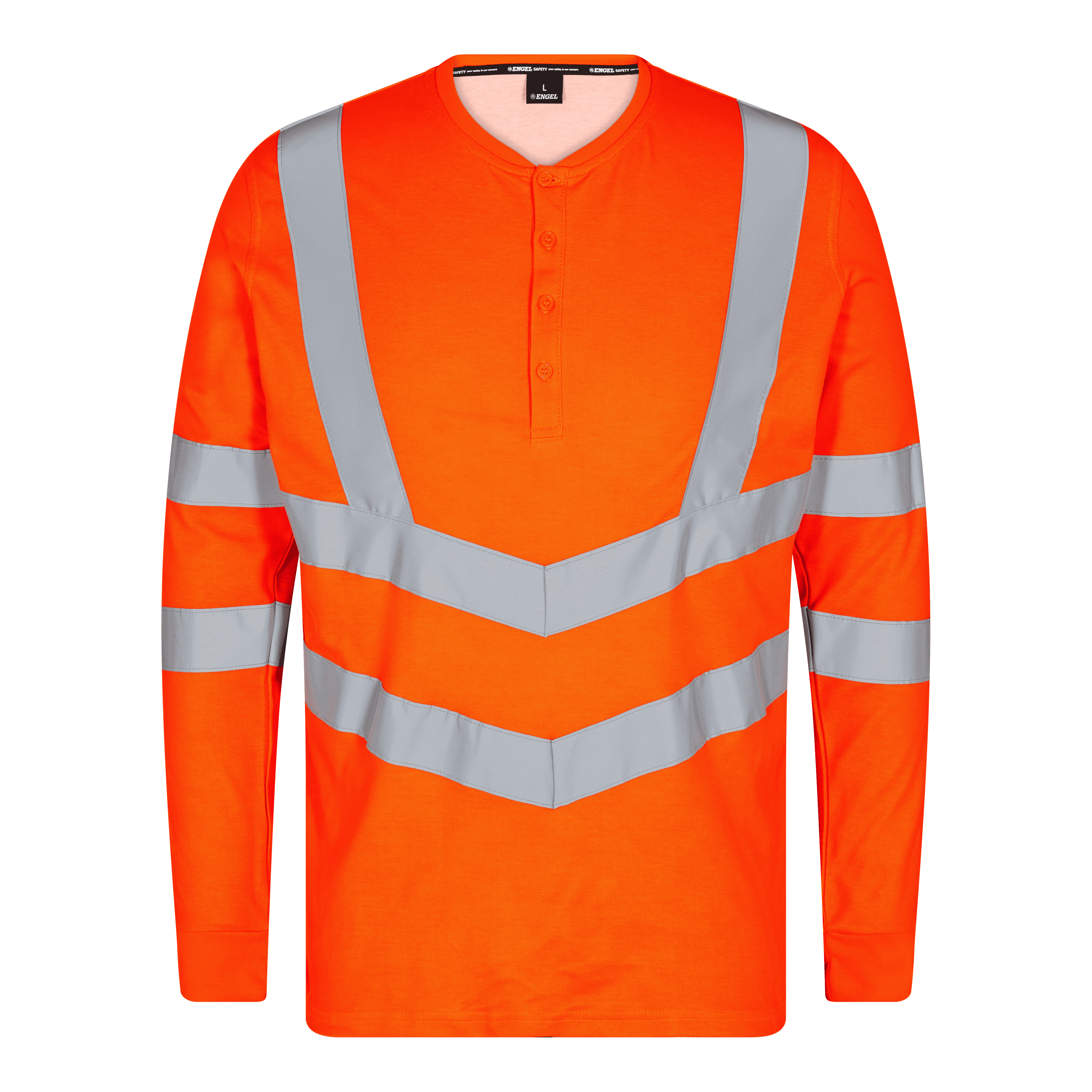 Safety Grandad langarm-Shirt