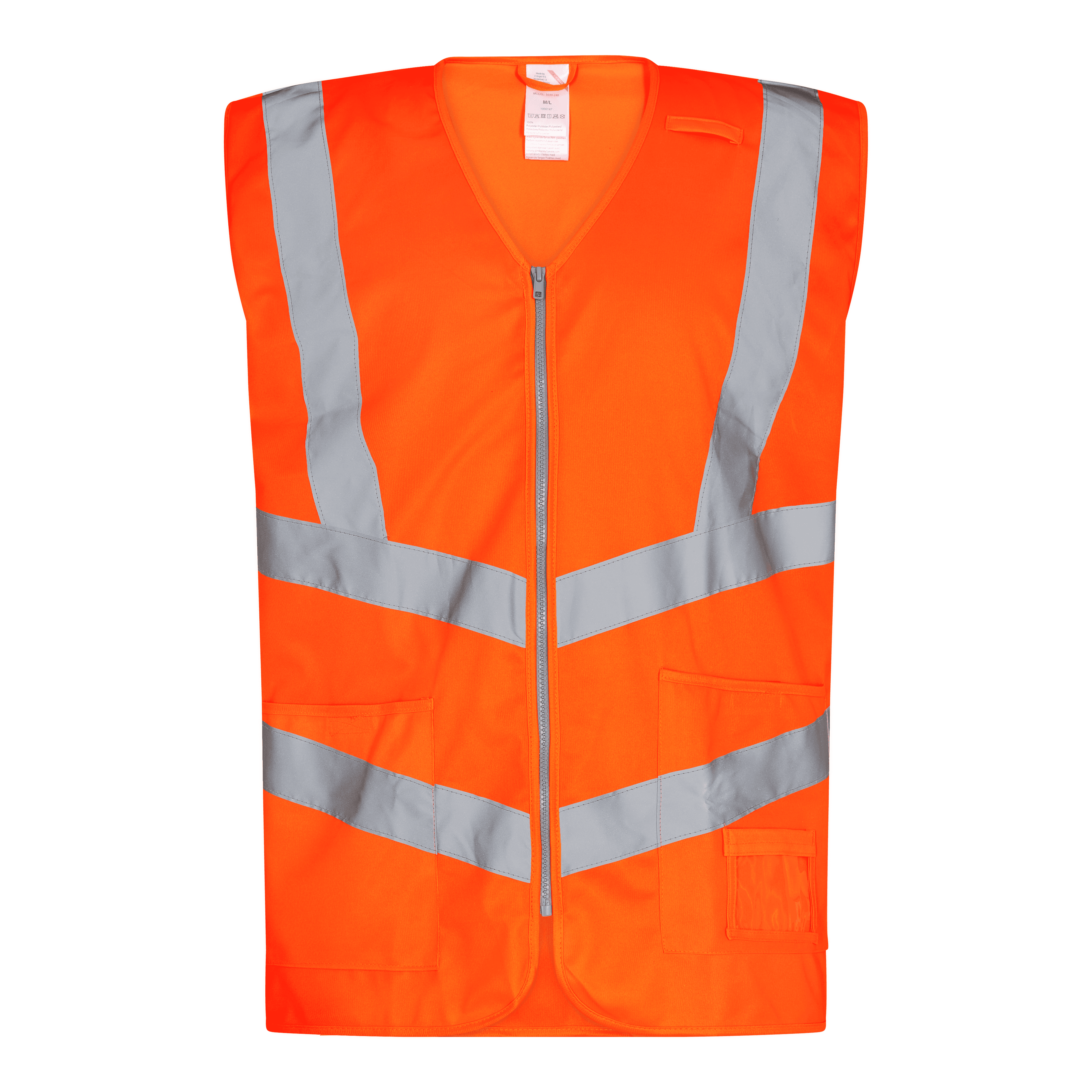 Safety Weste mit Reißverschluss