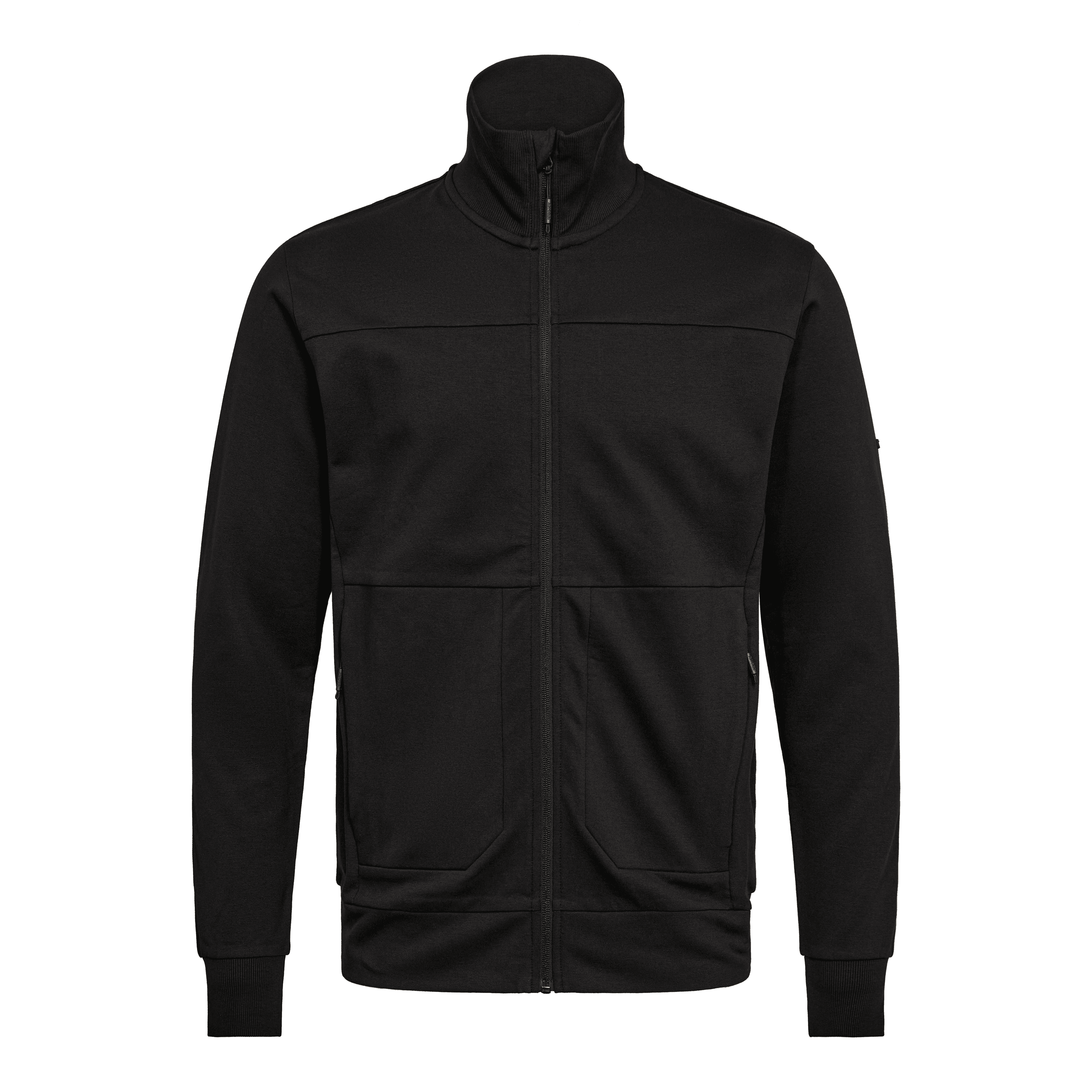 Entire Sweatcardigan mit Kragen